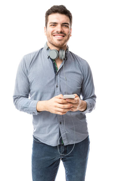 istock Handsome man with headphones 904950620
