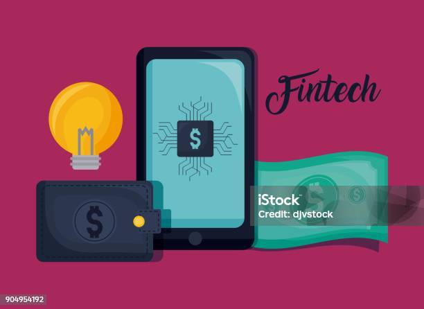 Financial Internet Technology Concept Stock Illustration - Download Image Now - Binary Code, Blockchain, Brand Name Online Messaging Platform