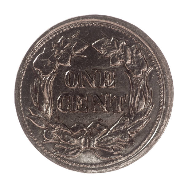 istock 1 cent coin, United States isolated over white 904957858