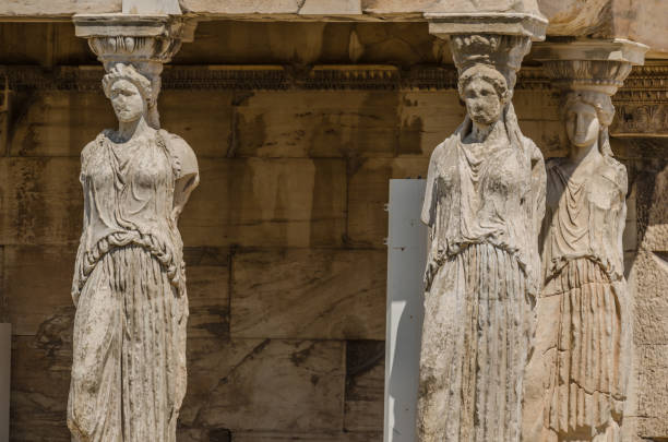 istock figures of Erechtheum in Athens 904961200