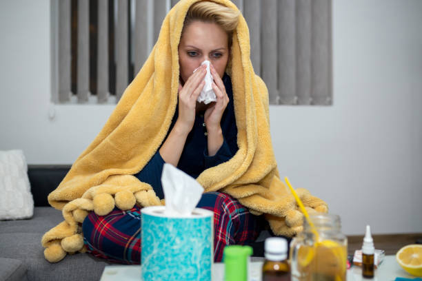 istock Sick Woman.Flu.Woman Caught Cold. 904964088
