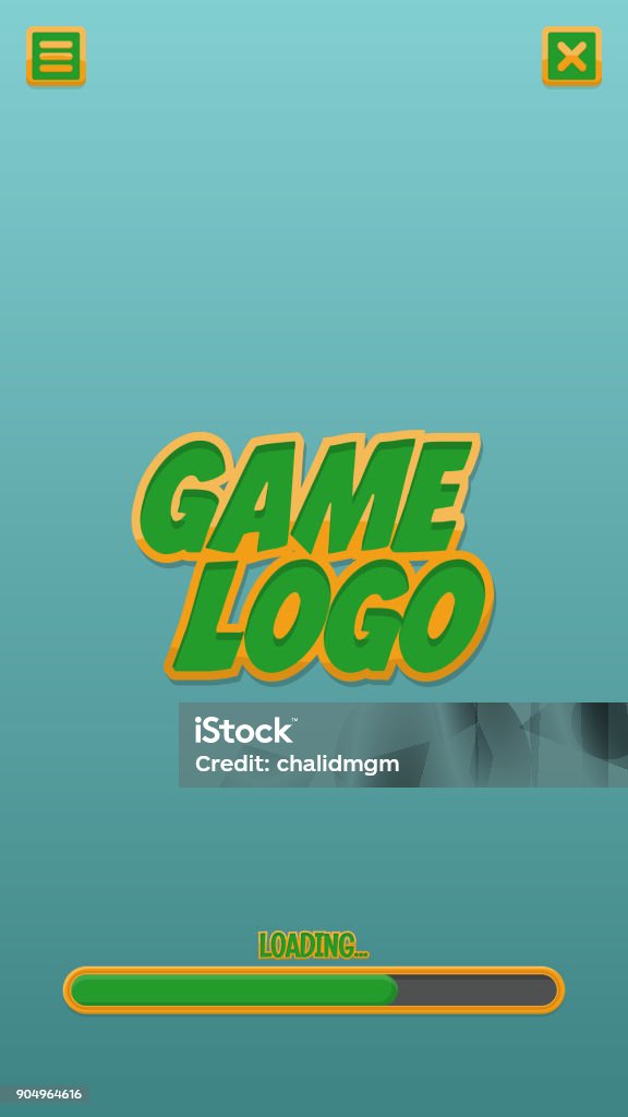 Loading Gui All Game Game Loading Interface Stock Illustration - Download Image Now ...