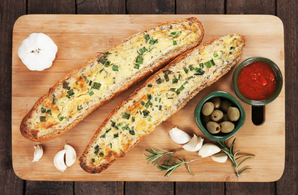 istock Garlic bread with butter and rosemary 904971780