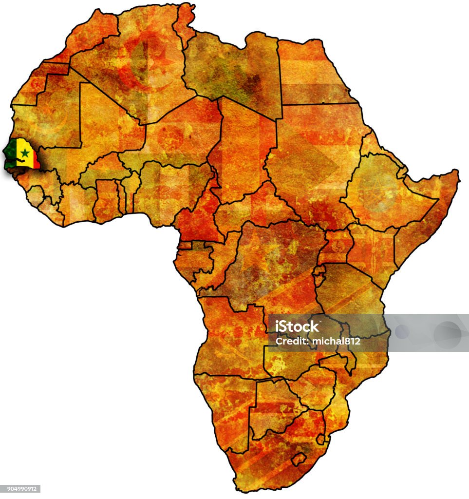 Cờ Sénégal trên bản đồ Châu Phi chính trị: Hiểu thêm về Sénégal và cảm nhận sự khác biệt của đất nước này bằng cách tìm hiểu cờ Sénégal trên bản đồ Châu Phi chính trị. Với uốn cong nhẹ nhàng, cờ Sénégal rực rỡ sẽ khiến bạn không thể rời mắt khỏi nó trên bản đồ này.