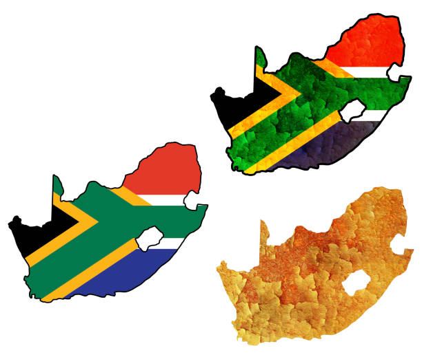 istock flag on territory of south africa 904996532