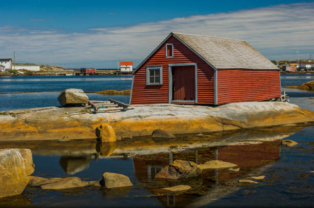 istock A fisherman stage in Tilting Harbor. 905014200