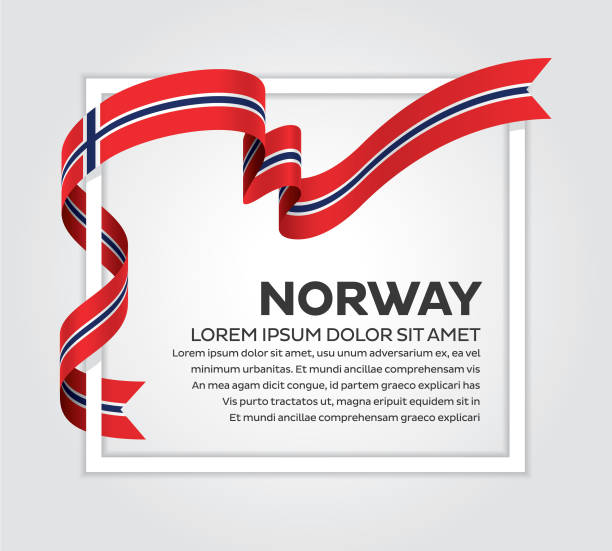 illustrations, cliparts, dessins animés et icônes de fond de drapeau norvège - norwegian flag norway flag freedom