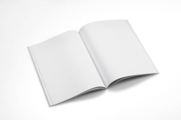 istock Mock-up magazines, book or catalog on white table background. 905028622