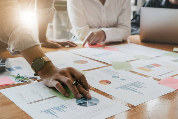 istock Business People Planning Strategy Analysis from financial document report, Office Concept 905049272