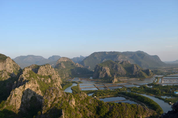 istock The limestone mountains with wetland and mangrove forest 905057772