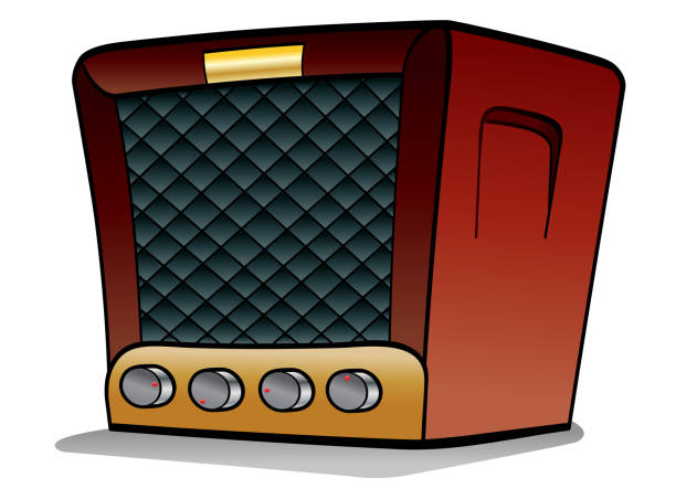 ilustrações de stock, clip art, desenhos animados e ícones de old radio - radio 1930s