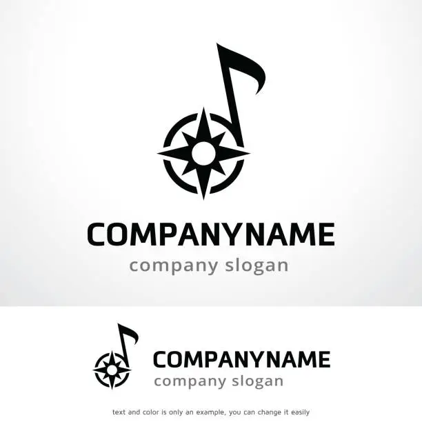 Vector illustration of Music Place Symbol Template Design Vector, Emblem, Design Concept, Creative Symbol, Icon