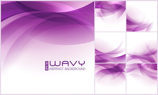 Modern wavy abstract background collection. Suitable for your website background or design element
