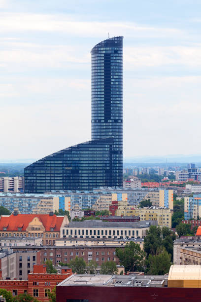 istock Sky Tower, modern skyscraper in Wroclaw, Poland. 905090572