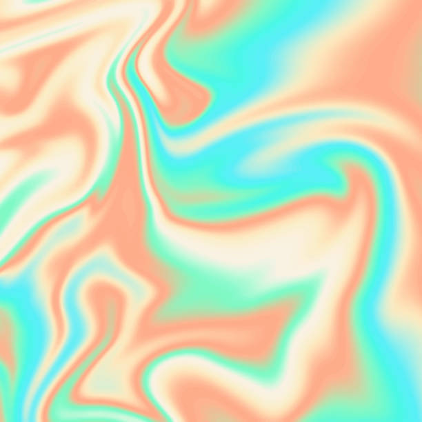 istock Vector abstract holographic background 70s. Colorful texture in blur pastel color design. Vector background for your design 905094628