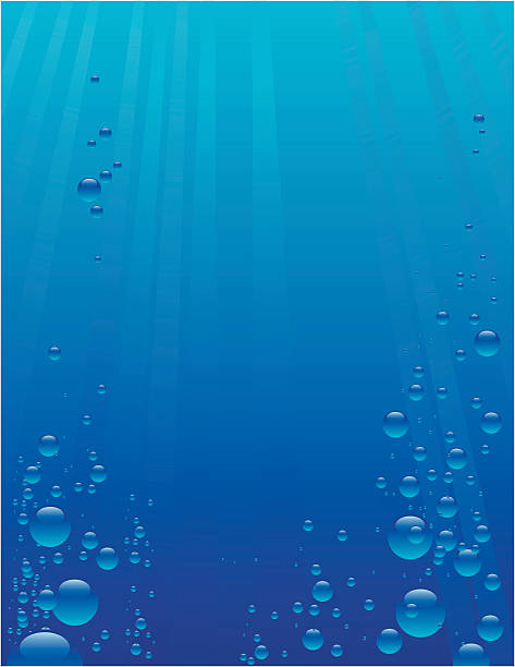 underwater background vector art illustration