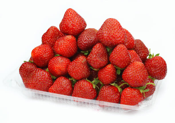 istock Strawberry isolated on white background. 905101642