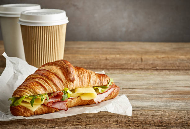 istock croissant sandwich with ham and cheese 905105672