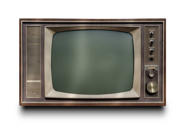 istock Vintage TV isolated on white background 905106226