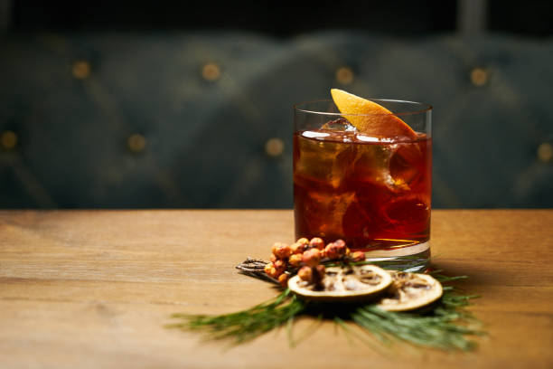 istock Beverage cocktail with cognac or whiskey cola 905114414