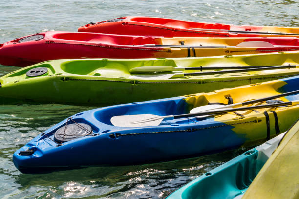 istock Colorful kayak on the sea 905114562