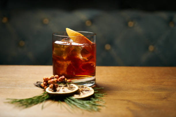 istock Beverage cocktail with cognac or whiskey cola 905114580