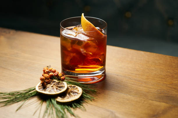 istock Beverage cocktail with cognac or whiskey cola 905114906