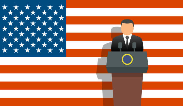 istock United states president and flag 905118814