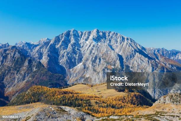 Blick Über Gotzenalm Mount Watzmann Nationalpark Berchtesgaden Stockfoto und mehr Bilder von Abenteuer