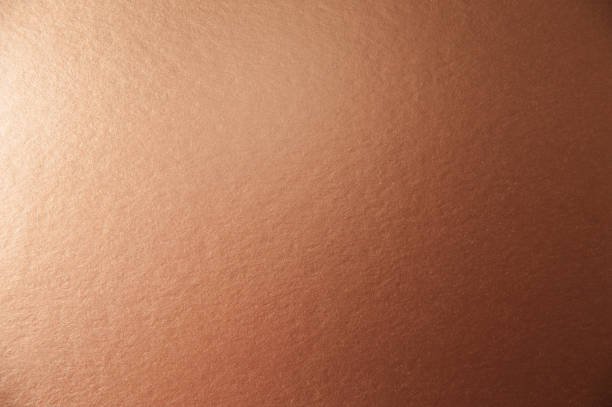 texture de fond brun papier métallique pour la conception de noël ou des cartes de fête du nouvel an - copper photos et images de collection