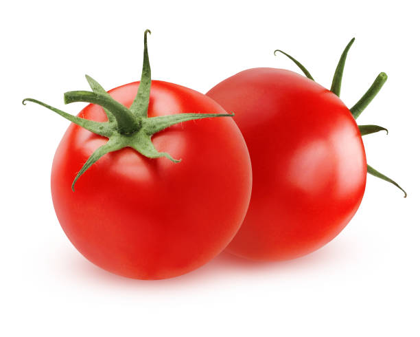 istock Ripe tomatoes isolated on white background 905139046