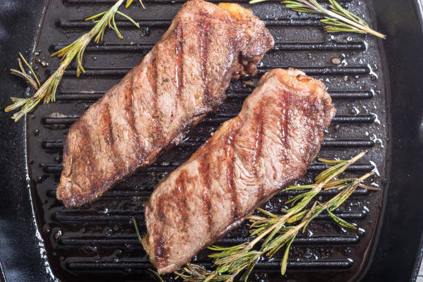 istock Grilled New York steak 905148022