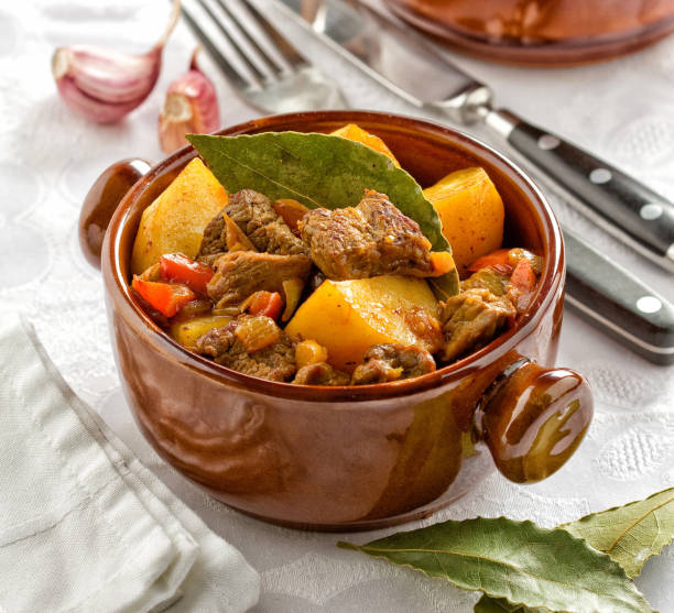 istock Meat and potato stew 905155790