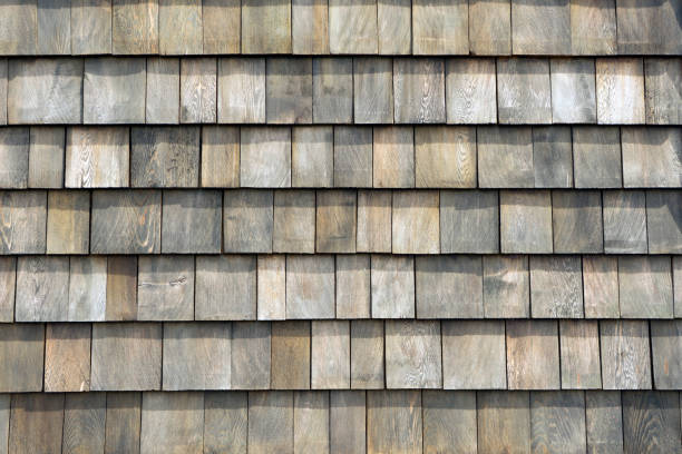 istock Wood shingle tiles 905159632