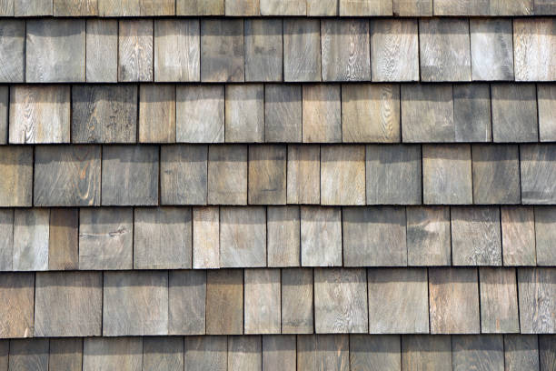 istock Wood shingle tiles 905159636