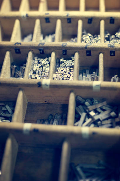 istock old printing house with letterpress accessories 905176904