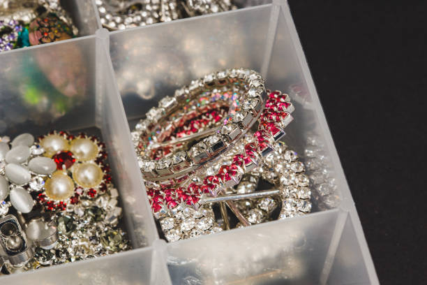 istock round shiny buttons used to create jewelry 905177338