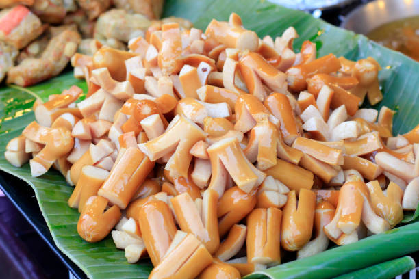 istock Walking street at Chiang Khan 905188468