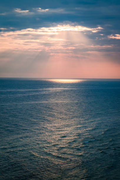 istock Dynamic and calm dusk over ocean in summer, Europe 905194454