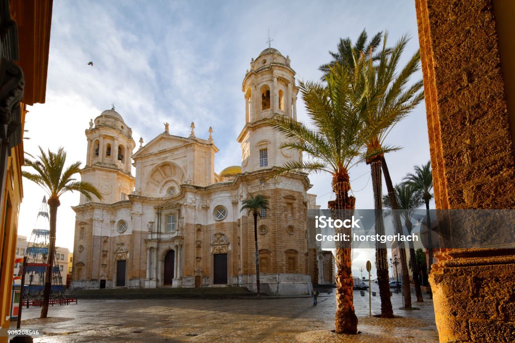 The New Cathedral, Cadiz, Spain The New Cathedral in early morning light. Cádiz, Andalusia, Spain Cádiz Stock Photo