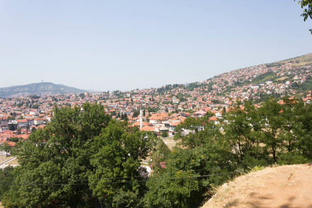 istock Panoramic view of sarajevo and its hillside 905209318
