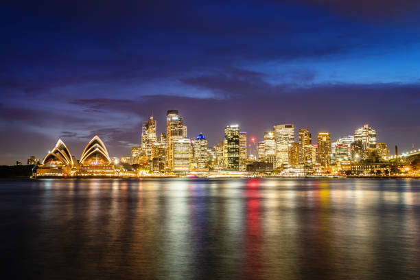 istock Sydney Skyline at Night Australia 905213906