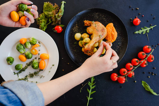 istock grilled chicken leg with vegetables recipe 905217406