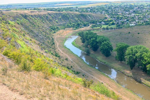 istock aerial view of river in springtime 905250586