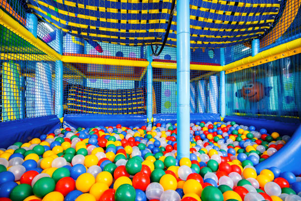 istock Modern children playground indoor 905278676