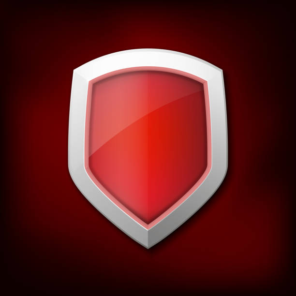 istock Protection shield concept with banner. Symbol of protection and reliability. Vector illustration 905279186