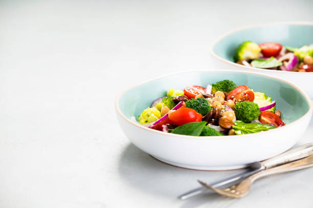 istock Healthy vegan energy boosting salad 905292816