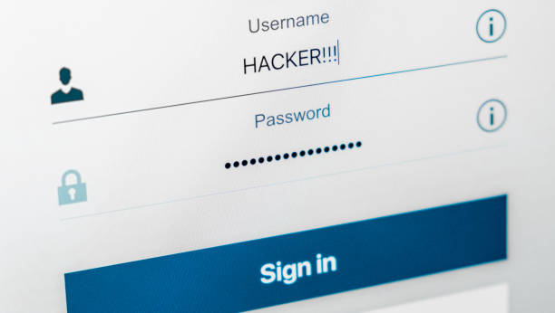 istock Filled login and hidden by dots password at login screen on the website 905301026