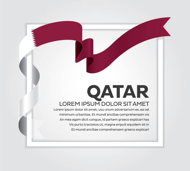ilustrações, clipart, desenhos animados e ícones de fundo de bandeira do qatar - travel traditional culture business travel people traveling
