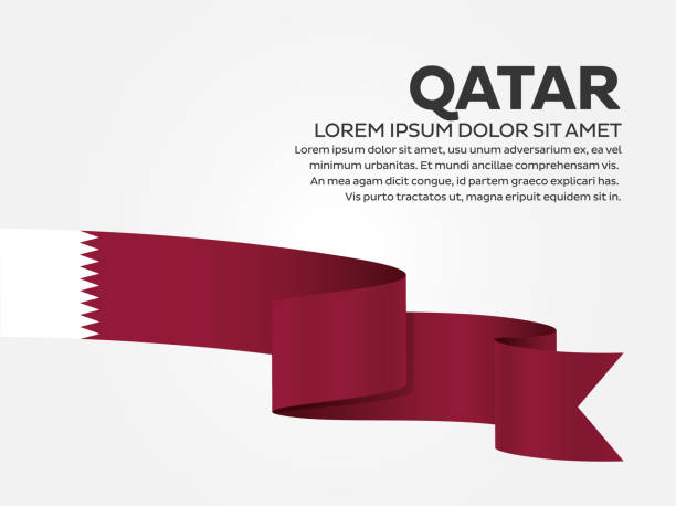 ilustrações, clipart, desenhos animados e ícones de fundo de bandeira do qatar - travel traditional culture business travel people traveling
